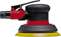 Chicago Pneumatic - 12,000 OPM, 19 CFM Air Consumption, 90 psi Air Pressure, Palm Air Orbital Sander - Round Pad, Hook & Loop Backing, 1/4" Inlet - Eagle Tool & Supply