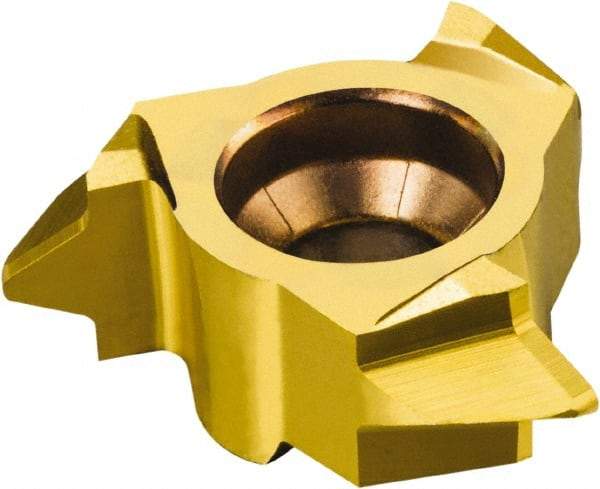 Sandvik Coromant - 19 TPI, Internal Thread, Whitworth Standard, 327..WH-TH 1025 Grade Thread Mill Insert - Carbide, TiAlN+TiN Coating - Eagle Tool & Supply