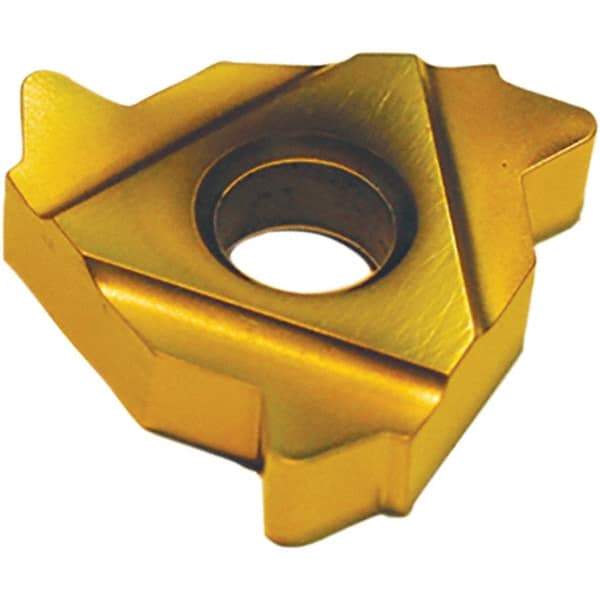 Tool-Flo - L43 External 4 API Rotary Shoulder Connections Laydown Threading Insert - Grade AC50F, AlTiN Coated Carbide - Eagle Tool & Supply