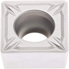 Seco - SCMT32.51 MF2 Grade TP2501 Carbide Turning Insert - Al2O3 Finish, 90° Square, 3/8" Inscr Circle, 5/32" Thick, 1/64" Corner Radius - Eagle Tool & Supply
