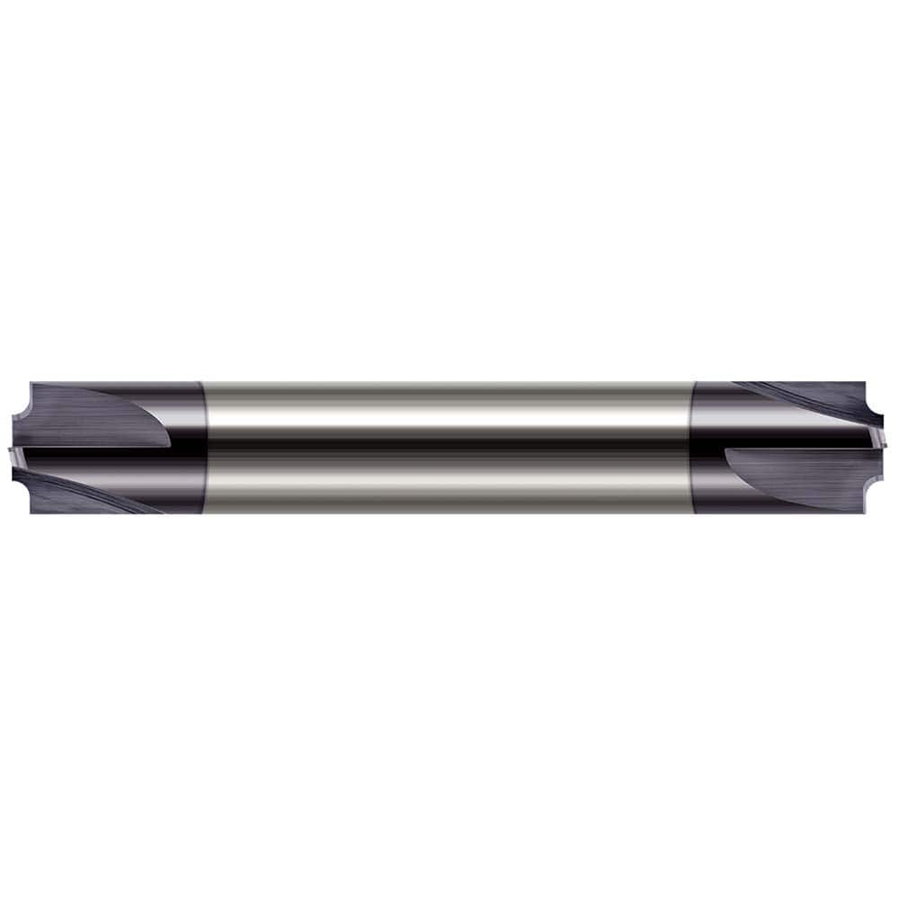 Harvey Tool - Corner Rounding End Mills; Material: Solid Carbide ; Single or Double End: Double ; Radius (Decimal Inch): 0.0800 ; Mill Diameter (Inch): 5/16 ; Mill Diameter (Decimal Inch): 0.3125 ; Number of Flutes: 4 - Exact Industrial Supply