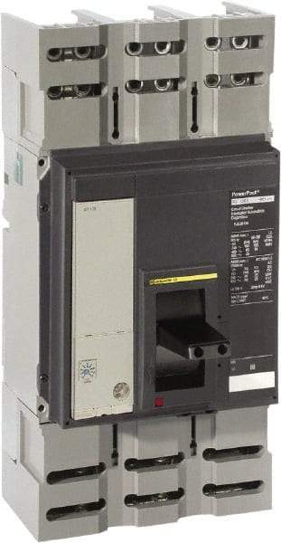 Square D - 1200 Amp, 600 VAC, 3 Pole, Panel Mount Molded Case Circuit Breaker - Electronic Trip, Multiple Breaking Capacity Ratings, 3/0 AWG - Eagle Tool & Supply