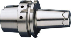 HAIMER - 1" Hole Diam, HSK63A Taper Shank Shrink Fit Tool Holder & Adapter - 5.12" Projection, 1.73" Nose Diam, 2.28" Clamping Depth, 25,000 RPM, Through Coolant - Exact Industrial Supply