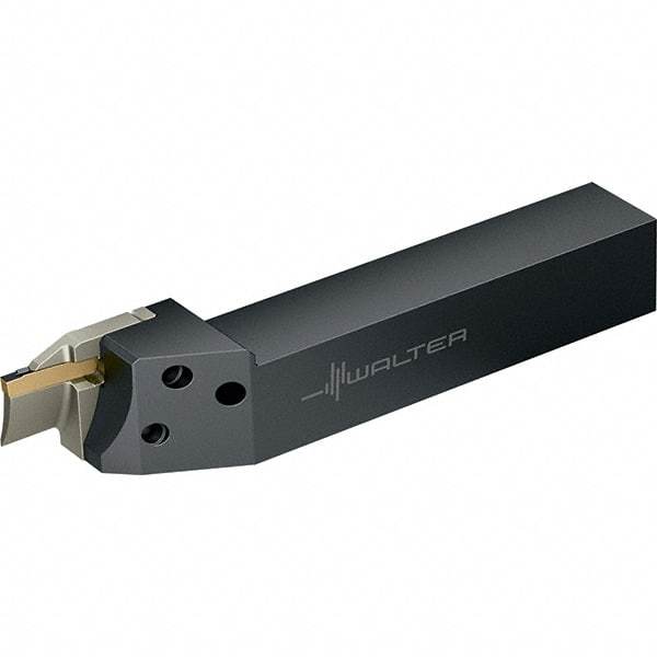 Walter - NCEE, External, Left Hand, 15mm Max Depth of Cut, 3 to 3.5mm Groove Width, Indexable Grooving Tool Holder - GX24-2.. Insert Compatibility, 25mm Shank Height, 25mm Shank Width, 162mm OAL - Eagle Tool & Supply