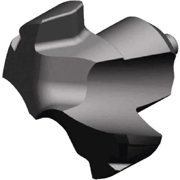 Kennametal - Series KenTIP, 20.6mm Diam Grade KCP15 140° Replaceable Drill Tip - Carbide, AlTiN Finish, Y Seat Size - Eagle Tool & Supply