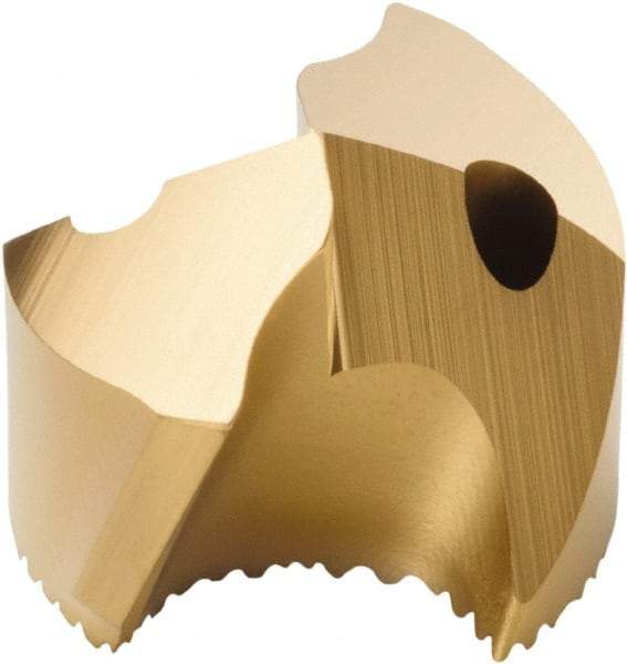 Seco - Series SD100, 21.03mm Diam 140° Replaceable Drill Tip - Carbide, TiAlN Finish, Through Coolant - Eagle Tool & Supply