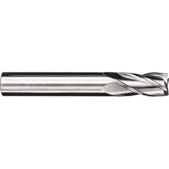 SGS - 16mm, 32mm LOC, 16mm Shank Diam, 92mm OAL, 4 Flute, Solid Carbide Square End Mill - Single End, TiCN Finish, Spiral Flute, 30° Helix, Centercutting, Right Hand Cut, Right Hand Flute, Series 54M - Eagle Tool & Supply
