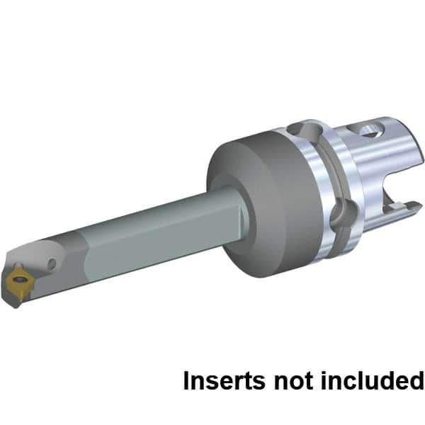 Kennametal - Right Hand Cut, 16mm Min Bore Diam, Size KM40TS Carbide Modular Boring Cutting Unit Head - 60mm Max Bore Depth, Through Coolant, Compatible with DP.. 070204, DP.. 2151 - Eagle Tool & Supply