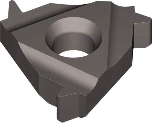 Vargus - 3ER External Right Hand 10 American Buttress Laydown Threading Insert - Grade VTX, TiAlN Coated Carbide, 9.53mm Inscribed Circle - Eagle Tool & Supply