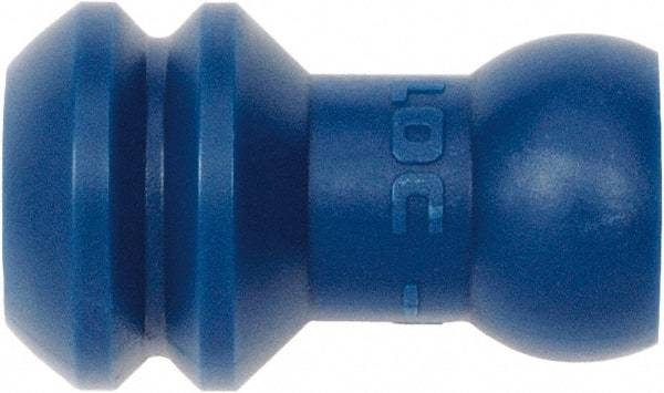 Loc-Line - 1/4" Hose ID, Male to Male Coolant Hose Lathe Adapter - Unthreaded, For Loc-Line Modular Hose Systems - Eagle Tool & Supply