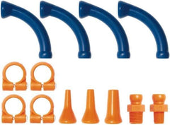 Loc-Line - 1/4" Hose Inside Diam, Coolant Hose Extended Elbow - For Use with Loc-Line Modular Hose System - Eagle Tool & Supply