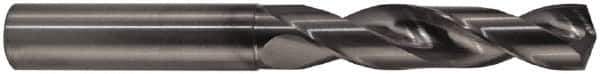 M.A. Ford - 1/2" 142° Solid Carbide Jobber Drill - ALtima Finish, Right Hand Cut, Spiral Flute, Straight Shank, 4.213" OAL - Eagle Tool & Supply