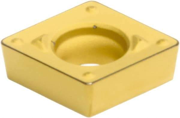 Sumitomo - CCMT32.51 ENK Grade AC700G Carbide Turning Insert - TiC Finish, 80° Diamond, 3/8" Inscr Circle, 5/32" Thick, 1/64" Corner Radius - Eagle Tool & Supply