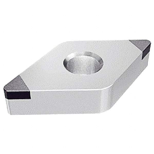 Iscar - DNGA433 R2 Grade IB20H PCBN Turning Insert - Uncoated, 55° Diamond, 1/2" Inscr Circle, 3/16" Thick, 3/64" Corner Radius - Eagle Tool & Supply