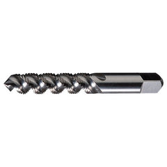 M8x1.25 3 Flute D5 Plug HSS High Helix Spiral Flute Tap- Bright - Exact Industrial Supply