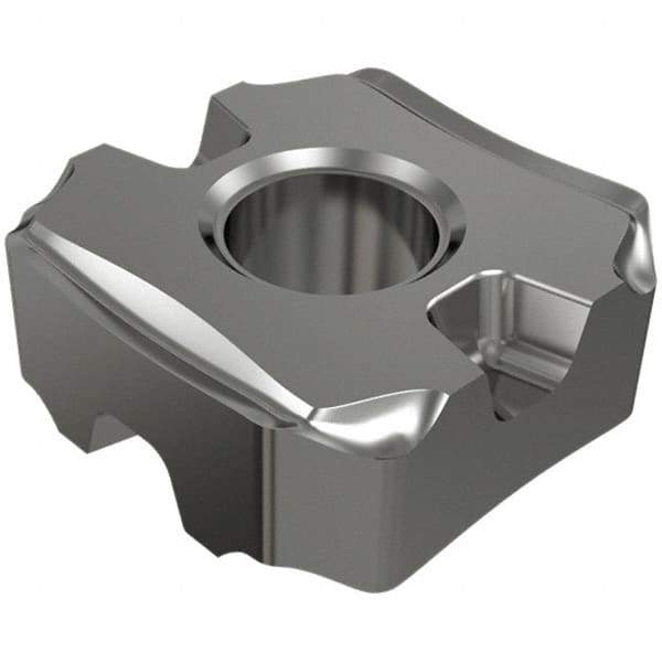 Iscar - SNMG432 EM Grade IC907 Carbide Turning Insert - TiAlN/TiN Finish, 90° Square, 1/2" Inscr Circle, 3/16" Thick, 1/32" Corner Radius - Eagle Tool & Supply