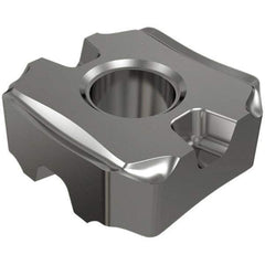 Iscar - SNMG432 EM Grade IC907 Carbide Turning Insert - TiAlN/TiN Finish, 90° Square, 1/2" Inscr Circle, 3/16" Thick, 1/32" Corner Radius - Eagle Tool & Supply