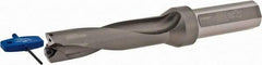 Komet - 4-1/2" Max Drill Depth, 4xD, 1-1/8" Diam, Indexable Insert Drill - 2 Inserts, 1-1/4" Shank Diam, Straight Shank - Eagle Tool & Supply