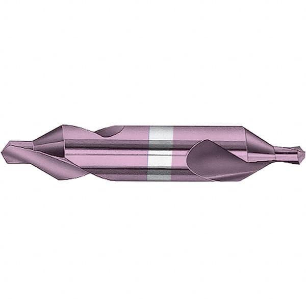 Magafor - #000 Plain Cut 60° Incl Angle Cobalt Combo Drill & Countersink - Eagle Tool & Supply