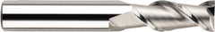 SGS - 18mm, 32mm LOC, 18mm Shank Diam, 92mm OAL, 2 Flute, Solid Carbide Square End Mill - Single End, TiB2 Finish, Spiral Flute, 45° Helix, Centercutting, Right Hand Cut, Right Hand Flute, Series 44M - Eagle Tool & Supply