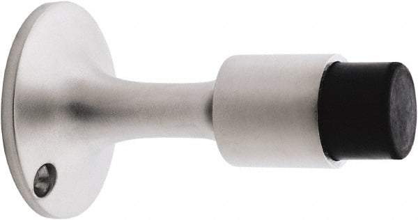IVES - 6" Projection Wall Door Stop - Screw Mount, Satin Chrome Finish - Eagle Tool & Supply