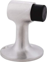 IVES - 4" Projection Floor Door Stop - Screw Mount, Satin Chrome Finish - Eagle Tool & Supply