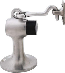 IVES - 4" Projection Floor Door Stop - Screw Mount, Satin Chrome Finish - Eagle Tool & Supply