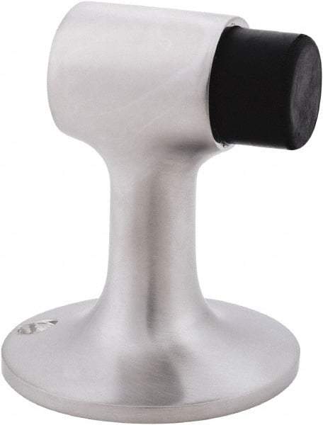 IVES - 4" Projection Floor Door Stop - Screw Mount, Satin Chrome Finish - Eagle Tool & Supply