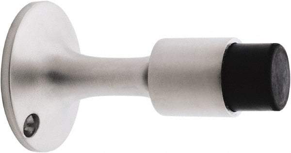 IVES - 6" Projection Wall Door Stop - Screw Mount, Satin Chrome Finish - Eagle Tool & Supply