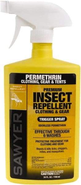 Sawyer - 24 oz 0.5% Permethrin Pump Spray - For Mosquitos, Ticks, Mites, Chiggers, Flies - Eagle Tool & Supply