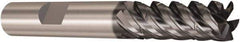 Seco - 10mm, 5 Flute, Single End, Solid Carbide, Corner Chamfer End Mill - 72mm OAL, 48° Helix, Right Hand Flute, 25mm LOC, Right Hand Cut - Eagle Tool & Supply