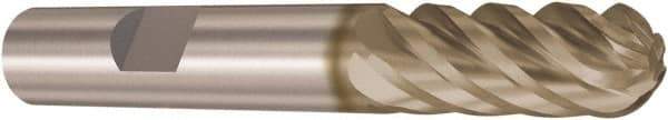 Seco - 10mm Diam, 26mm LOC, 6 Flute Solid Carbide Ball End Mill - HXT Finish, Single End, 72mm OAL, 4.5mm Shank Diam, Spiral Flute - Eagle Tool & Supply