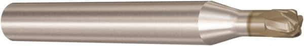 Seco - 3mm, 4 Flute, Single End, Solid Carbide, 0.75mm Corner Radius End Mill - 50mm OAL, 10° Helix, Right Hand Flute, 0.75mm LOC, Right Hand Cut, 6mm Extended Reach - Eagle Tool & Supply