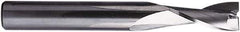 Seco - 6mm, 8mm LOC, 5.8mm Shank Diam, 100mm OAL, 2 Flute, Solid Carbide Square End Mill - Single End, Uncoated, Helical Flute, 25° Helix, Centercutting, Right Hand Cut, Right Hand Flute - Eagle Tool & Supply