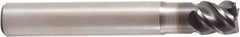 Seco - 10mm, 4 Flute, Single End, Solid Carbide, 1mm Corner Radius End Mill - 65mm OAL, 50° Helix, Right Hand Flute, 10mm LOC, Right Hand Cut, 22mm Extended Reach - Eagle Tool & Supply