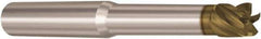 Seco - 4mm, 4 Flute, Single End, Solid Carbide, 0.3mm Corner Radius End Mill - 80mm OAL, 28° Helix, Right Hand Flute, 4mm LOC, Right Hand Cut, 40mm Extended Reach - Eagle Tool & Supply