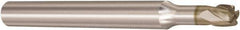 Seco - 2mm, 4 Flute, Single End, Solid Carbide, 0.3mm Corner Radius End Mill - 40mm OAL, 28° Helix, Right Hand Flute, 2mm LOC, Right Hand Cut, 6mm Extended Reach - Eagle Tool & Supply