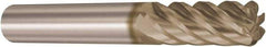 Seco - 25mm, 6 Flute, Single End, Solid Carbide, 6mm Corner Radius End Mill - 146mm OAL, 38° Helix, Right Hand Flute, 78mm LOC, Right Hand Cut - Eagle Tool & Supply