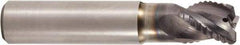Seco - 12mm, 3 Flute, Single End, Solid Carbide, 0.5mm Corner Radius End Mill - 95mm OAL, 37.5° Helix, Right Hand Flute, 14mm LOC, Right Hand Cut, 40mm Extended Reach - Eagle Tool & Supply