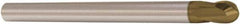 Seco - 5mm Diam, 5mm LOC, 2 Flute Solid Carbide Ball End Mill - HXT Finish, Single End, 60mm OAL, 5mm Shank Diam, Spiral Flute - Eagle Tool & Supply