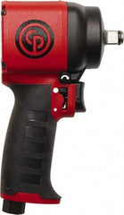 Chicago Pneumatic - 1/2" Drive, 9,400 RPM, 450 Ft/Lb Torque Impact Wrench - Pistol Grip Handle, 22 CFM, 1/4" Inlet - Eagle Tool & Supply