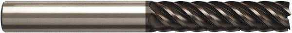 Seco - 12mm, 45mm LOC, 12mm Shank Diam, 100mm OAL, 6 Flute, Solid Carbide Square End Mill - Single End, NXT Finish, Helical Flute, 45° Helix, Centercutting, Right Hand Cut, Right Hand Flute, Series JS520 - Eagle Tool & Supply