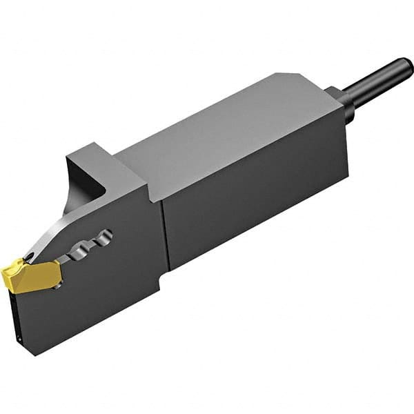 Sandvik Coromant - 16mm Max Depth, 0 to 1" Width, External Right Hand Nonface Grooving Toolholder - Eagle Tool & Supply
