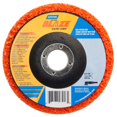 ‎4-1/2″ Depressed Center Finishing Disc Rapid Strip Extra Coarse Grit - Eagle Tool & Supply