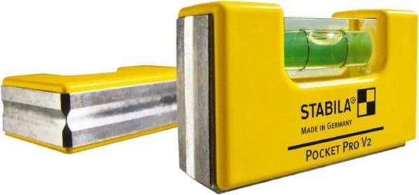 Stabila - Tubular & Pocket Levels Mounting Type: Pocket Clip Mounting Direction: Horizontal/Vertical - Eagle Tool & Supply