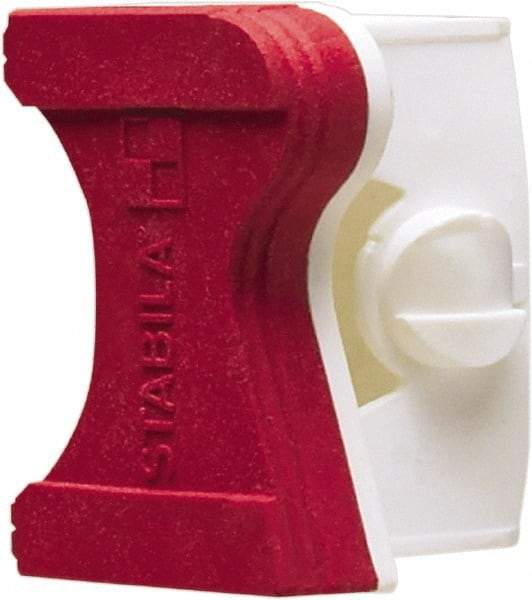 Stabila - Level Replacement End Cap Mount - Red, Use with R300 Series Levels - Eagle Tool & Supply