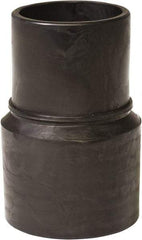 Flexaust - 2" Screw-On Hose Cuff - PVC, Black - Eagle Tool & Supply