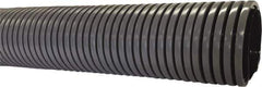 Flexaust - 1-1/4" ID, 29 Hg Vac Rating, 20 psi, Polyethylene Vacuum & Duct Hose - 50' Long, Gray, 2.4" Bend Radius, -40 to 140°F - Eagle Tool & Supply