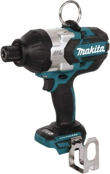 Makita - 7/16" Drive 18 Volt T-Handle Cordless Impact Wrench & Ratchet - 2,200 RPM, 600 Ft/Lb Torque, Lithium-Ion Batteries Not Included - Eagle Tool & Supply