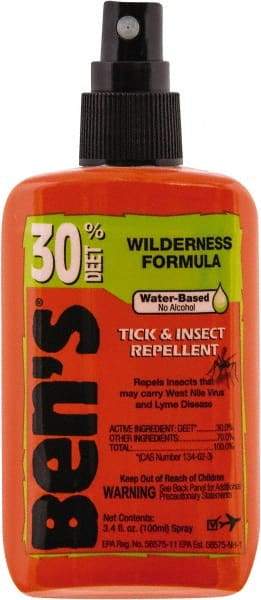 Ben's - 3.4 oz 30% DEET Pump Spray - For Ticks, Mosquitos, Disease Carrying Insects - Eagle Tool & Supply